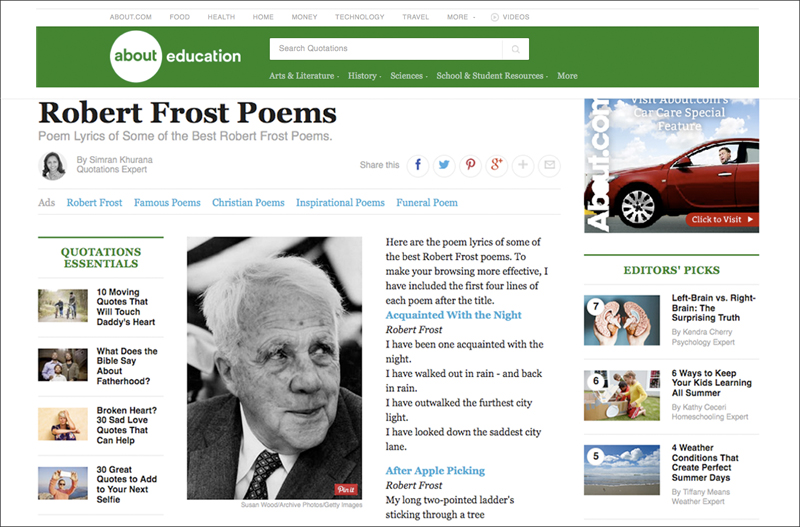 Portrait of Robert Frost
