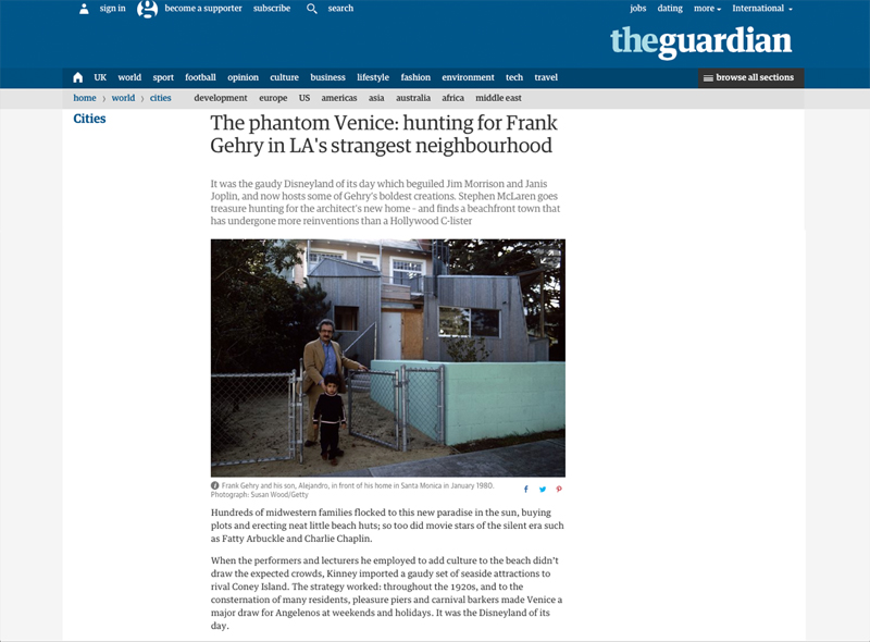 Frank Gehry in The Guardian